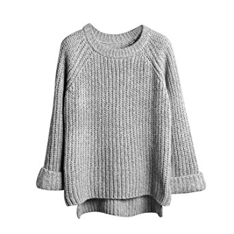 Lisli Women's Batwing Sleeve Loose Oversized Pullover Knitted Sweater