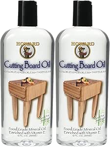 Howard Products BBB012 Cutting Board Oil, 12 oz- Pack of 2