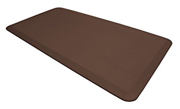 NewLife by GelPro 20 x 48 Inch Anti-Fatigue Kitchen Floor Mat - Earth