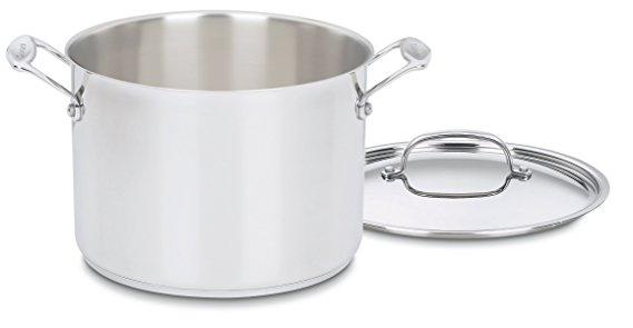 CUISINART 766-24 Chef's Classic 8-Quart Stockpot with Cover, Silver