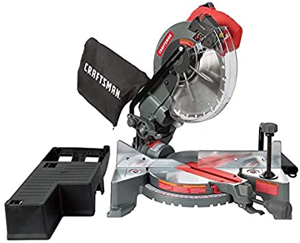 CRAFTSMAN CMXEMAR120 10-inch 15-Amp Corded Single Bevel Folding Compound Miter Saw