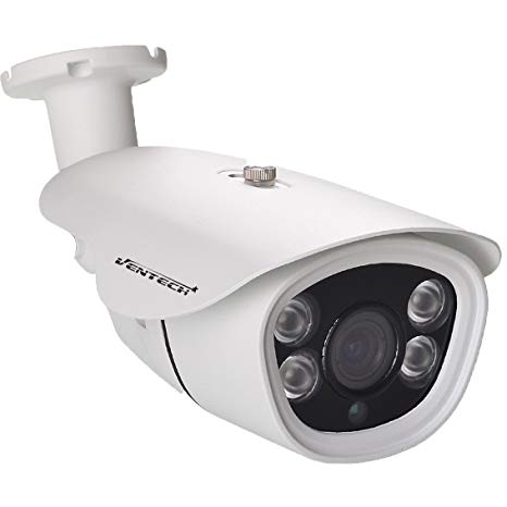 Bullet Security Camera 1080p Weatherproof for Outdoor and Indoor Day/Night by ventech Hybrid AHD 2mp 12v