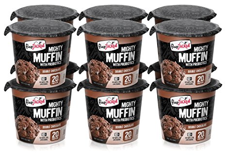 FlapJacked Gluten-Free Mighty Muffins, Double Chocolate, 12 Count