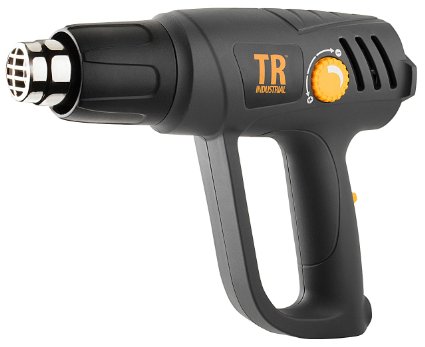 TR Industrial 89200 1500W Heat Gun Kit with Variable Temperature Control