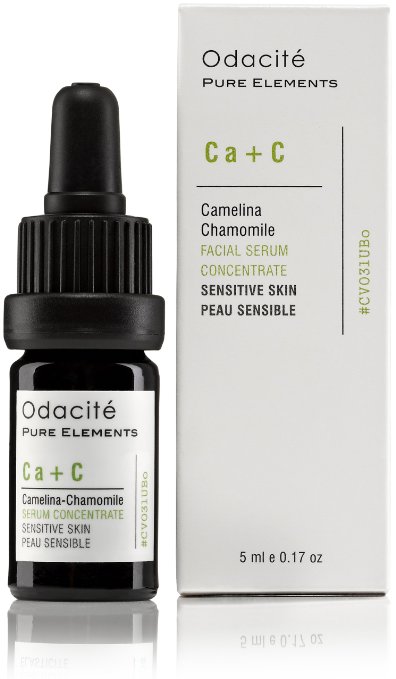 Odacité Ca C: All Natural Camelina Chamomile Serum Concentrate for Sensitive Skin - Soothe Inflammation & Promote a Healthy Complexion
