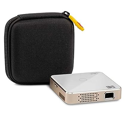 KODAK Luma 75 Pocket Projector - Portable Movie Projector w/Built-in Speaker for Home & Office HDMI, USB, with EVA Travel Case