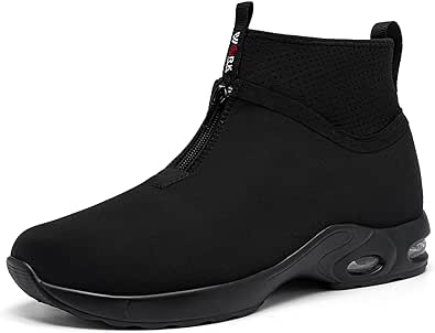 LARNMERN Waterproof Chelsea Steel Toe Boots Work Safety Shoes Lightweight Sneakers Comfor Unisex-Adult Slip On Industrial Boot