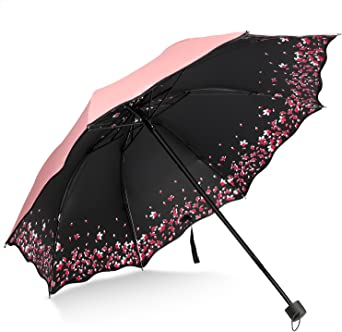 Sakura Umbrella-Windproof Anti Rain/Sun,Cherry Blossom Folding Umbrella