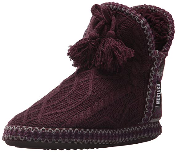 MUK LUKS Women's Amira Slipper W/JOJOBA-Pink