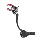 ETvalley Universal Car Cradle Dock Mount Adapter with USB Charger Cigarette Lighter and 360 Degree Rotating Gooseneck Holder for Apple iPhone Samsung Galaxy iPod Other Android Smartphones