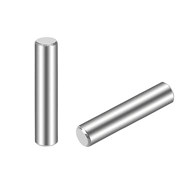 uxcell 4 x 20mm(Approx 5/32") Dowel Pin 304 Stainless Steel Wood Bunk Bed Dowel Pins Shelf Pegs Support Shelves 25Pcs