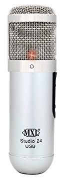 MXL Studio 24 USB Condenser Microphone - Silver