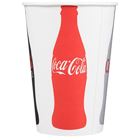 Dart Solo Coke Logo 16.5 oz. Poly Paper Cold Cup (Pack of 50)