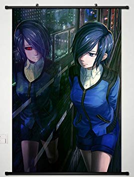 Wall Scroll Poster Fabric Painting For Anime Tokyo Ghoul Touka Kirishima 71 L