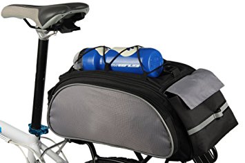 BlueTop Bicycle Rear Seat Trunk Bag Shoulder Bag Handbag Outdoor Travel