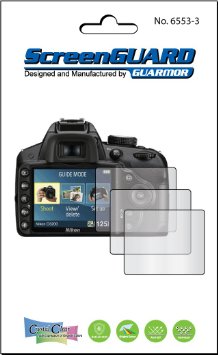 3x Nikon Digital SLR D3200 Digital Camera Premium Clear LCD Screen Protector 100 fit no cutting 3 Pieces