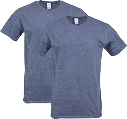 Gildan Men's Softstyle Cotton T-Shirt, Style G64000, 2-Pack