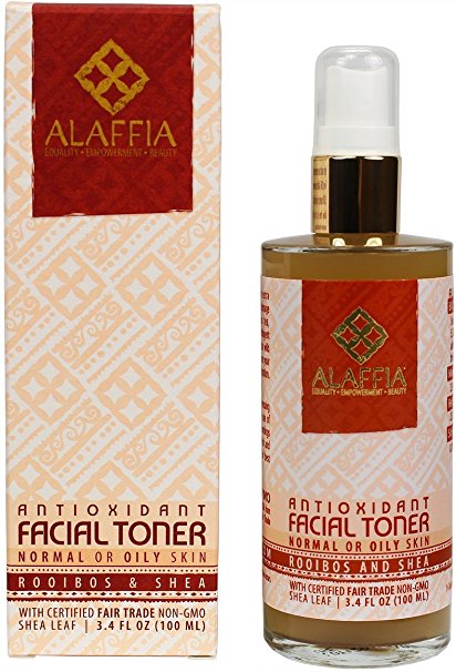 Alaffia - Rooibos & Shea Butter Antioxidant Facial Toner, 3.4 Ounces