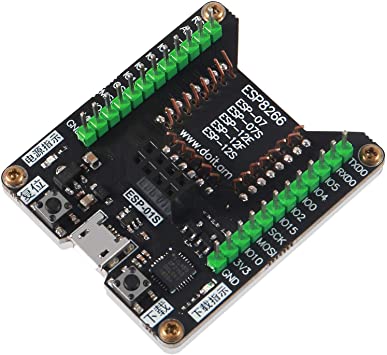 DORHEA ESP8266 Code Burner Reflash Firmware Downloader CP2102 Test Board Code Burner Flash Downloade Compatible with ESP8266 ESP-01S/01 ESP-07/07S ESP-12E/12F/12S/F