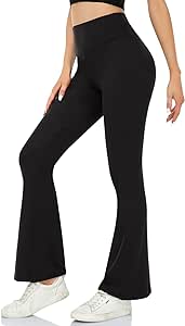 ACTINPUT Yoga Pants for Women Flared Leggings High Waisted Bootcut Trousers Workout Bootleg Stretchy Leggings