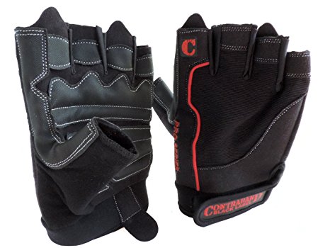 Contraband Black Label 5120 Pro Series Weight Lifting Gloves (PAIR)