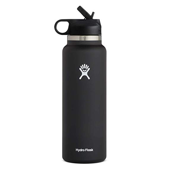 Hydro Flask Wide Mouth 2.0 Water Bottle, Straw Lid - Multiple Sizes & Colors