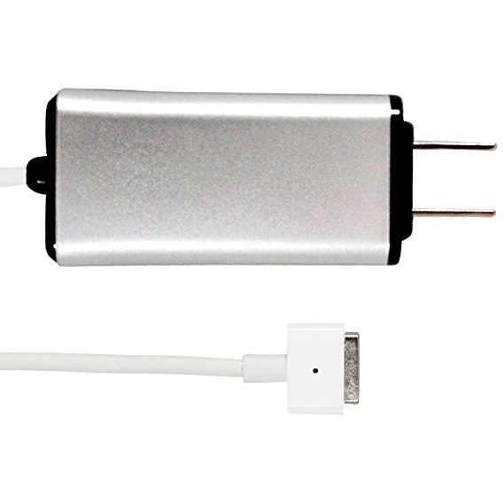 Dynamic Power 85 Watt Power Adapter | Fits Magnetic 1st Gen 15” & 17” Apple MacBook Pro (MADE BEFORE MID 2012) - Silver
