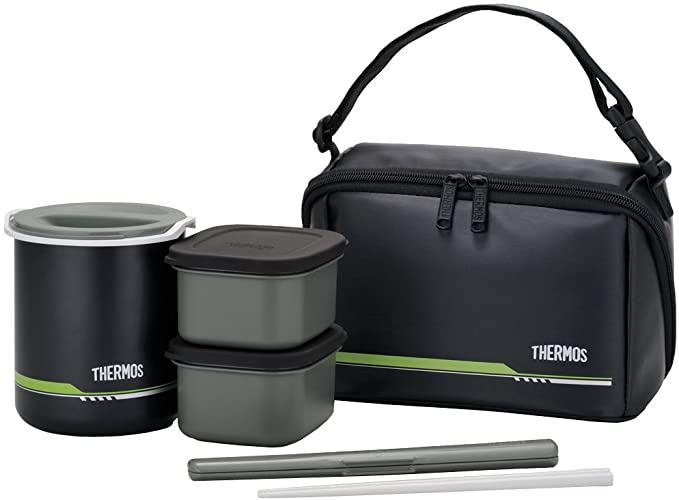 THERMOS heat insulation lunch box about 1 Go matte black DBQ-502 MTBK (japan import)