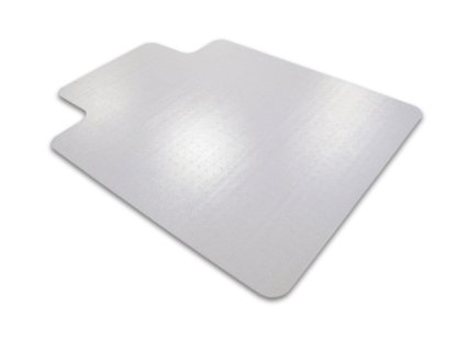 Floortex 1113423LR Ultimat Polycarbonate Chair Mat for Carpets up to 1/2" Thick, 48"x53", Rectangular with Lip