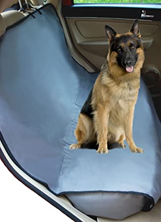 NAC&ZAC Waterproof X-Large Bench Pet Seat Cover for Trucks and Pickups with Seat Anchors, Nonslip, Extra Side Flaps, Machine Washable Barrier Dog Seat Cover