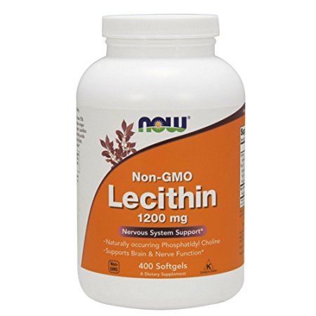 NOW Lecithin 1200 mg,400 Softgels