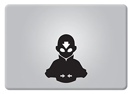 Avatar The Last Airbender Aang's Avatar State2 Apple Macbook Decal Vinyl Sticker Apple Mac Air Pro Retina Laptop sticker