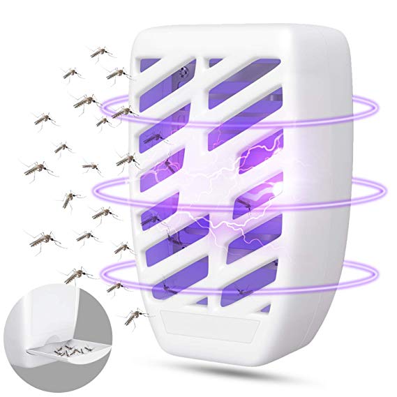 Athemo Bug Zapper Plug-in - Electronic Insect Killer, Mosquito Trap with UV Light, Indoor Fly Pests Catcher Lamp