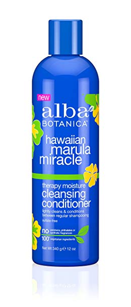 Alba Botanica Hawaiian Marula Miracle Therapy Moisture Cleansing Conditioner.