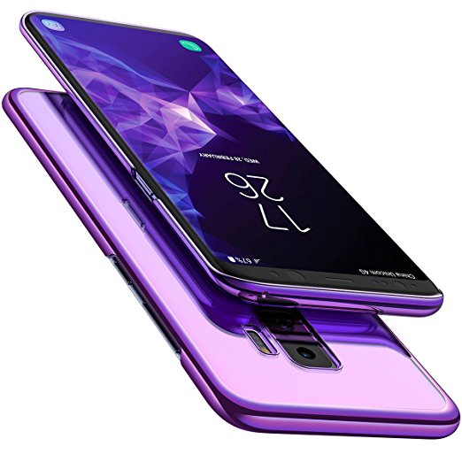 Galaxy S9 PLUS Cases, Galaxy S9  Case Clear High Transparent Protective Hard Case Electroplated for Samsung Galaxy S9 PLUS Slim Shockproof Lightweight Anti-fingerprint Shell Cover By Ainope (Purple)