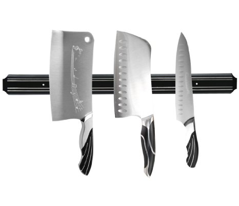 Ouddy 15 Inch Magnetic Knife Bar Magnetic Knife Storage Strip Magnetic Kitchen Knife Holder Knife Rack Strip