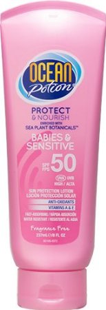Ocean Potion SPF50 Gentle and Sensitive Sunblock Gentle Enough for Babies