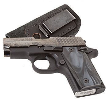 The Ultimate Suede Leather IWB Holster - Lifetime Warranty - Made in USA - Fits Most Small 380 Handguns - Ruger LCP and Similar