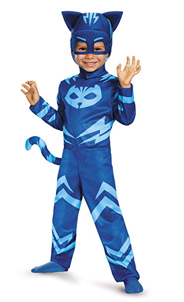 Catboy Classic Toddler PJ Masks Costume, Medium/3T-4T