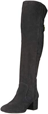 Nine West Women's QUEDDY Suede Over The Knee Boot