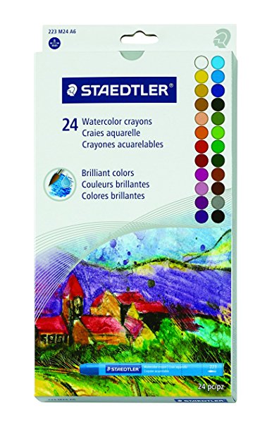 Staedtler Karat Aquarell Premium Watercolor Crayons (223M24)