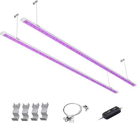 MARS HYDRO UR45 45W UV & IR Supplement Light Bars for Led Grow Lights FC6500/FC8000/FC-E6500/FC-E8000, Commercial Grade Supplemental UV IR Light Bars