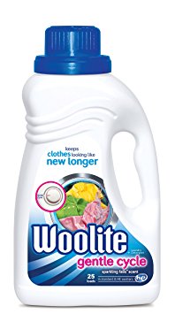 Woolite Gentle Cycle Liquid Laundry Detergent for HE and Regular Machines, Sparkling Falls Scent, 50 Ounce