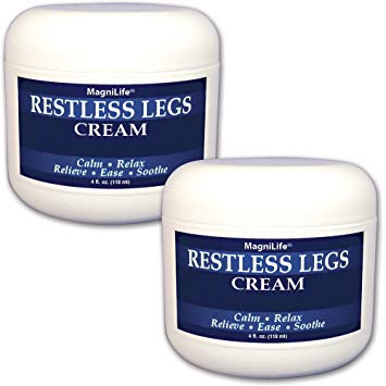 MagniLife Restless Legs Syndrome Cream (Set of 2) Better Sleep & Spasm Relief