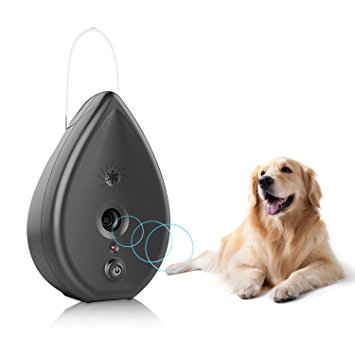 Indoor Ultrasonic Bark Control, Automatic Sonic Anti Barking Device Droplet Shape By Mibote