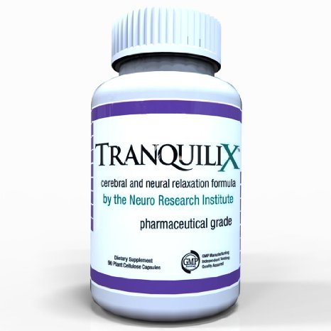 TranquiliX - 90 Caps 1 Top Rated For Rapid Anxiety and Stress Relief - Pharmaceutical Grade Anti-Anxiety Formula for Relaxation and Stress Reduction With Mood Support and Patented AES Delivery System for Maximum Absorption
