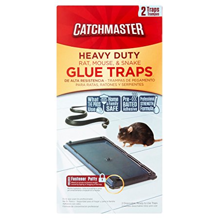 Catchmaster 100% Safe Heavy Duty Baited Rat Glue Traps