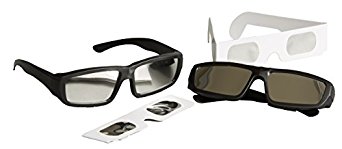 Eclipse Glasses 4-pack - 2 Hard Frame Plastic, Plus 2 Paper Frame for Kids - Family/Party Pack! ISO and CE safety certified!