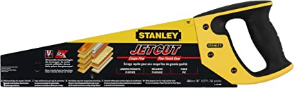 Stanley 2-15-594 Hand Saw Jet Cut fine, Multicolor