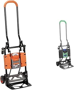 COSCO Shifter Multi-Position 300 lb Capacity Folding Hand Truck and Cart Bundle